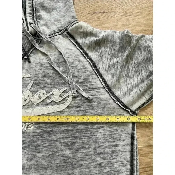 RARE Xbox 2013 J. America Vintage Acid Wash Hoodie Sweatshirt Gray XL - Picture 10 of 12